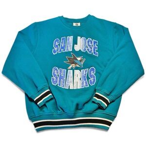 San Jose Sharks Hockey graphic NHL Youth Crewneck Sweatshirt Large